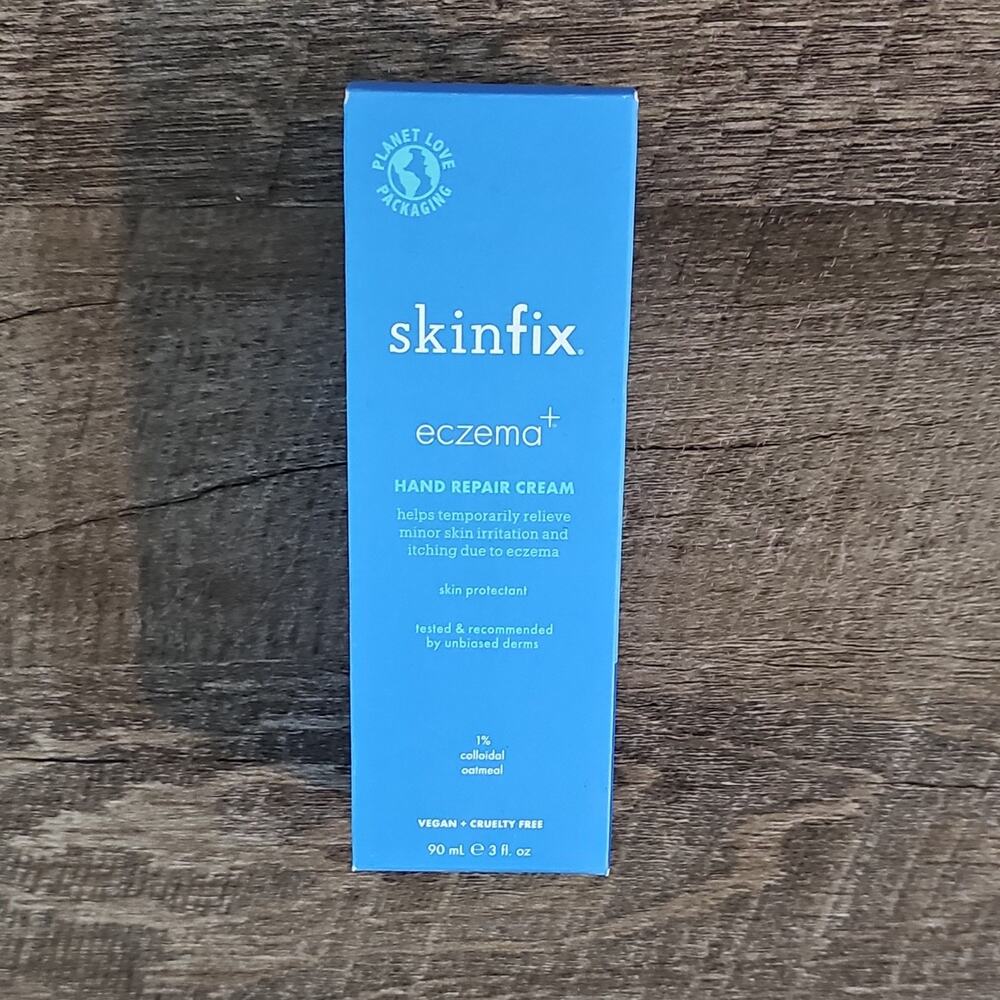 Skinfix Eczema+ Hand Repair Cream Colloidal Oatmeal Vegan Cruelty Free 90ml
